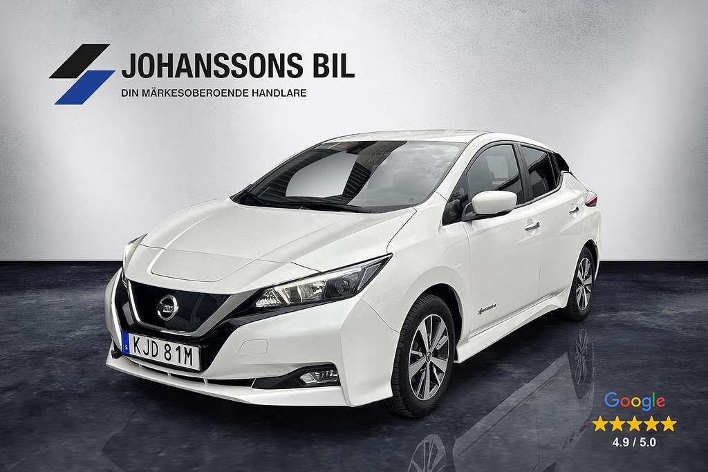 Nissan Leaf 40kWh 150hk Värmare Kamera Navi