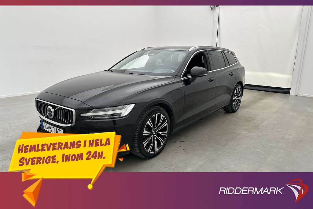 Volvo V60 Recharge T6 AWD Core Bright Värm H/K Google Drag