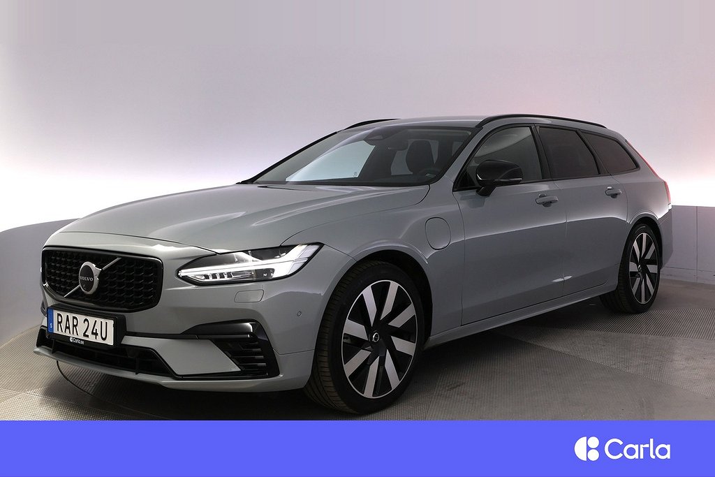 Volvo V90 Recharge T6 AWD Plus Dark Läder 360 BLIS Elstol