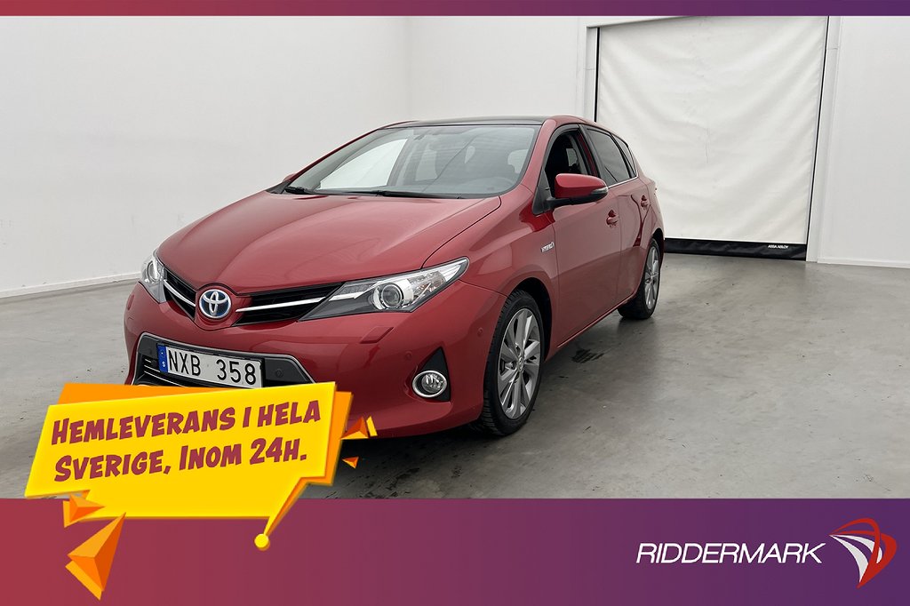 Toyota Auris Hybrid e-CVT 136hk Executive Panorama Kamera