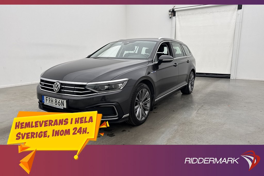 Volkswagen Passat GTE 218hk Cockpit Skinn 360° Navi Drag