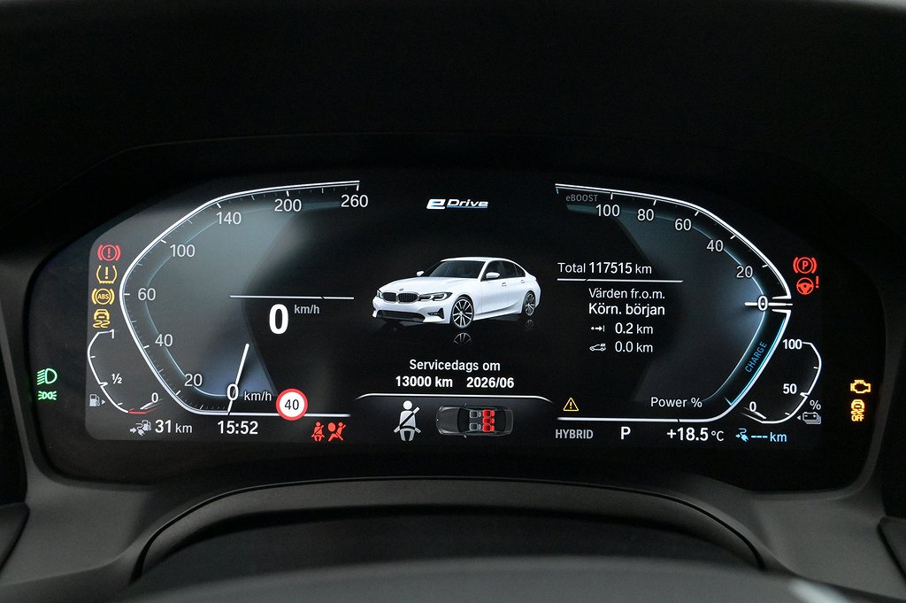 BMW 330e Sedan Sportline Navi PDC LED Värmare Farthållare