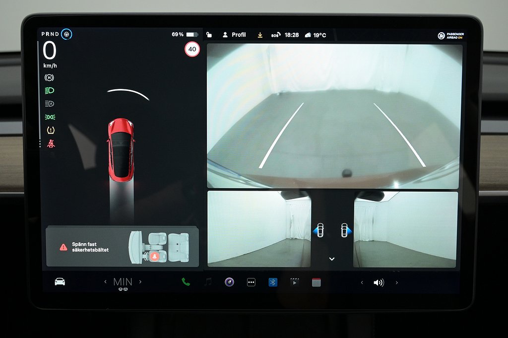Tesla Model 3 Performance AWD Refresh AP Pano Cykel-Drag