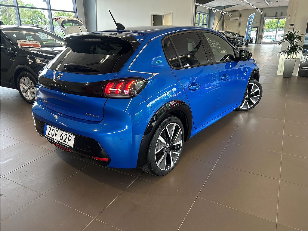 Peugeot E-208 GT 50 kWh 136hk – ADAPTIV FARTHÅLLARE