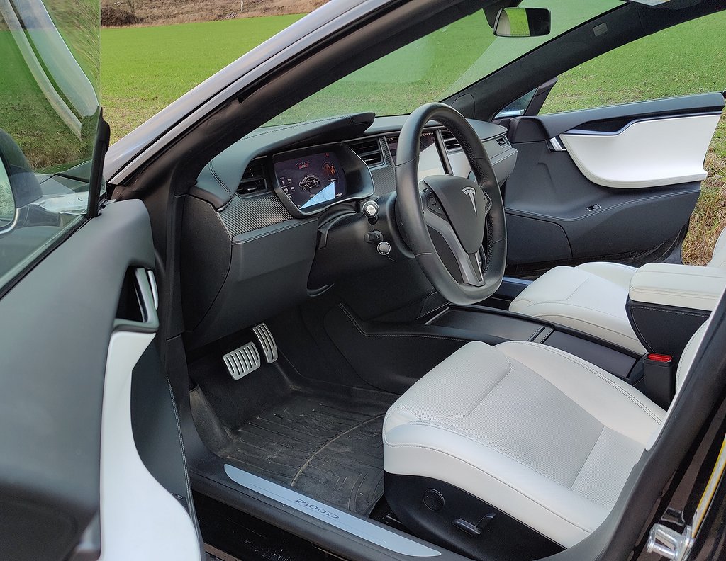 Tesla Model S P100D LUDICROUS+ FSD CCS apr19 Vent.läder Moms