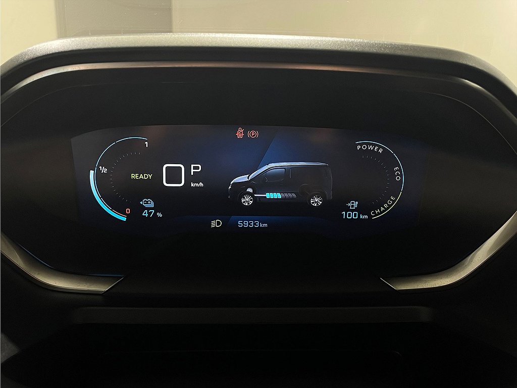 Peugeot e-Partner PRO+ 50kWh 136hk Aut L1 – B-KAMERA, NAVI
