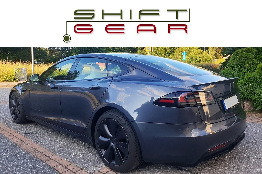 Tesla Model S PLAID *FSD Ultra White Låga Mil Ej vinterkörd*