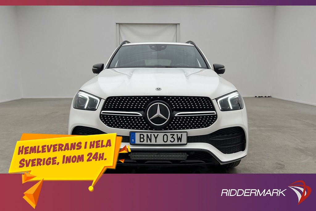 Mercedes-Benz GLE 350 de 4M AMG Night Wide Burm Värmare 360°