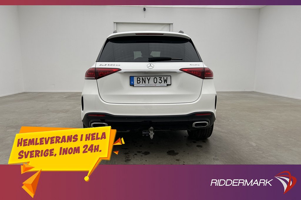 Mercedes-Benz GLE 350 de 4M AMG Night Wide Burm Värmare 360°