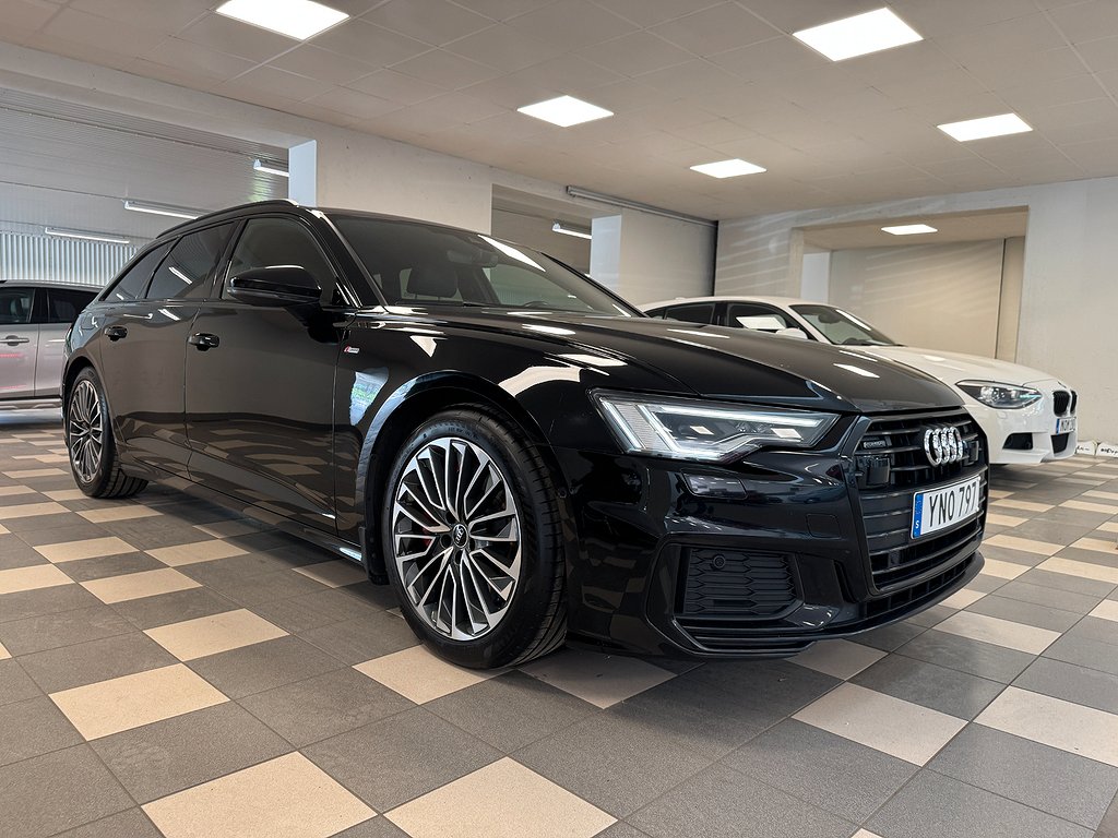 Audi A6 Avant 55 TFSI e Quattro S Tronic S-line Matrix Navi Drag 367 Hk