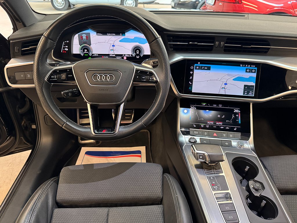 Audi A6 Avant 55 TFSI e Quattro S Tronic S-line Matrix Navi Drag 367 Hk