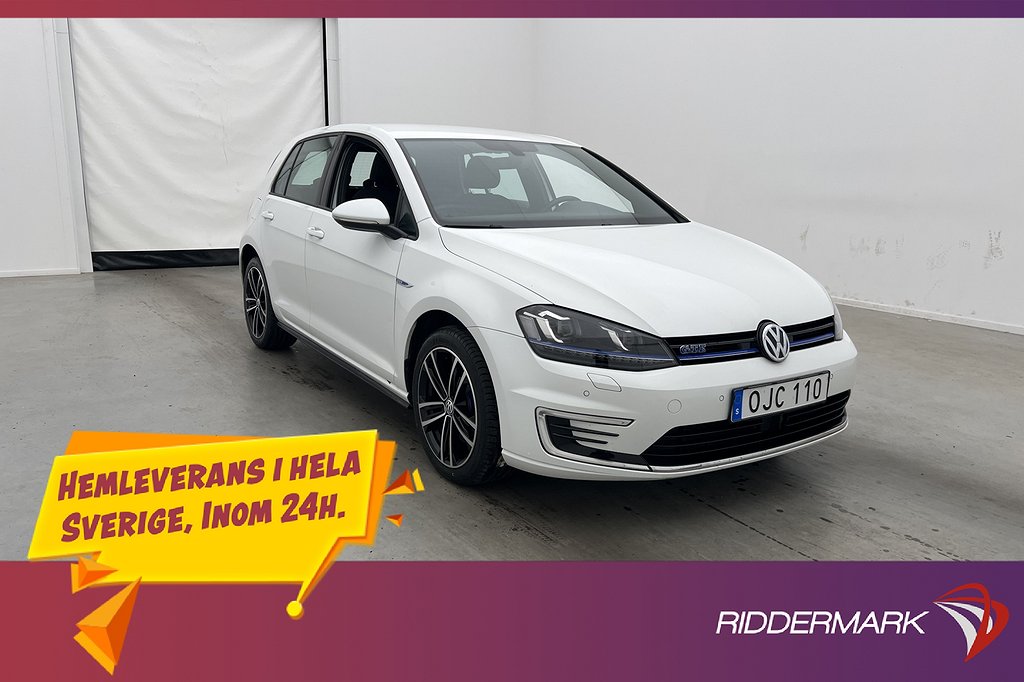 Volkswagen Golf 204hk GTE Carplay Sensorer Drag 2713Mil!