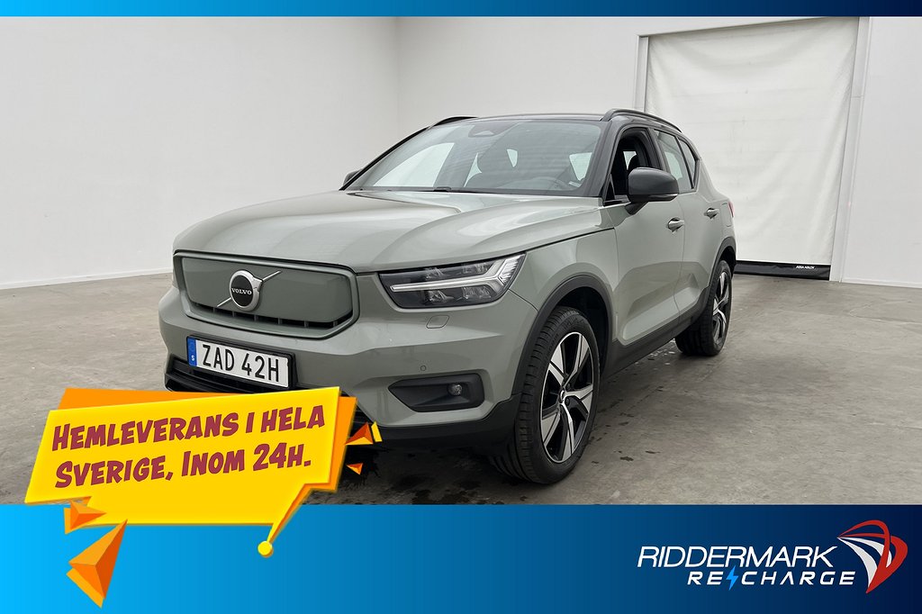 Volvo XC40 P6 Recharge Plus Värmare Dragkrok Kamera MOMS