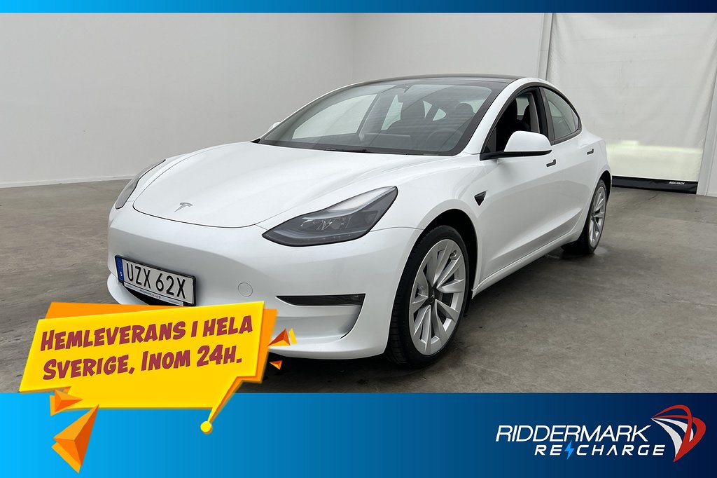 Tesla Model 3 Long Range AWD Autopilot Svensksåld MOMS