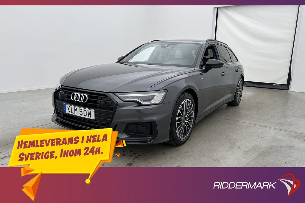 Audi A6 Avant 55 TFSI e Q Dragkrok Kamera Värmare CarPlay