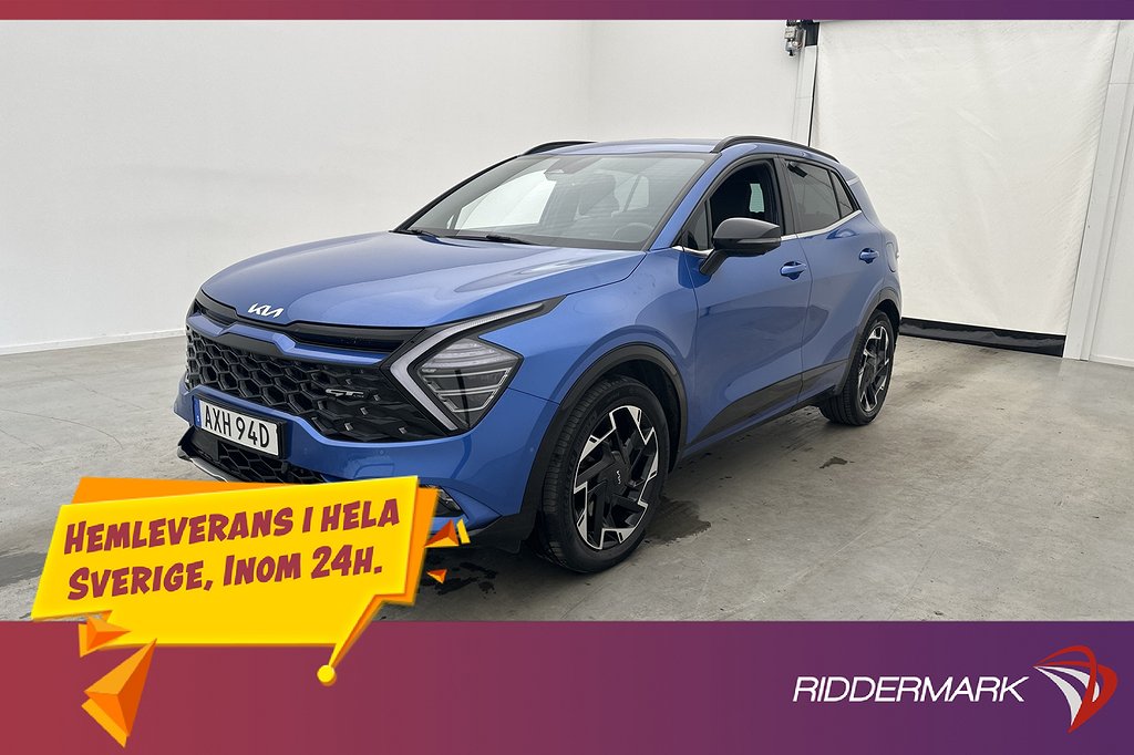 Kia Sportage PHEV AWD GT-Line H/K Dragkrok 360° CarPlay Navi