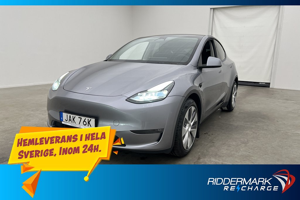 Tesla Model Y Long Range AWD Autopilot Dragkrok Svensksåld