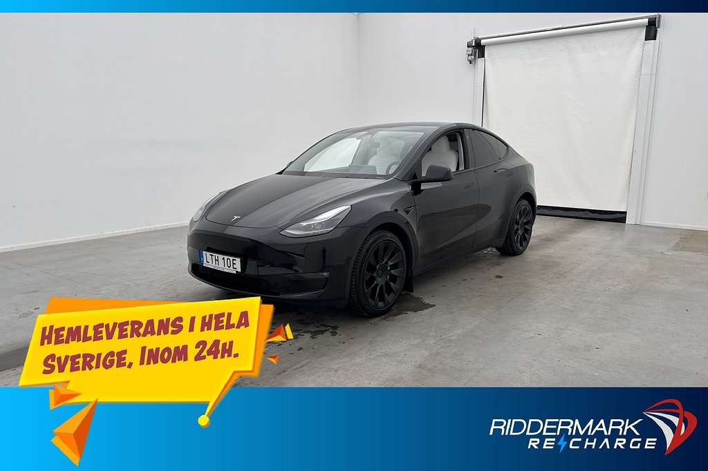 Tesla Model Y Long Range AWD AP Drag Ljus interiör Sv.Såld
