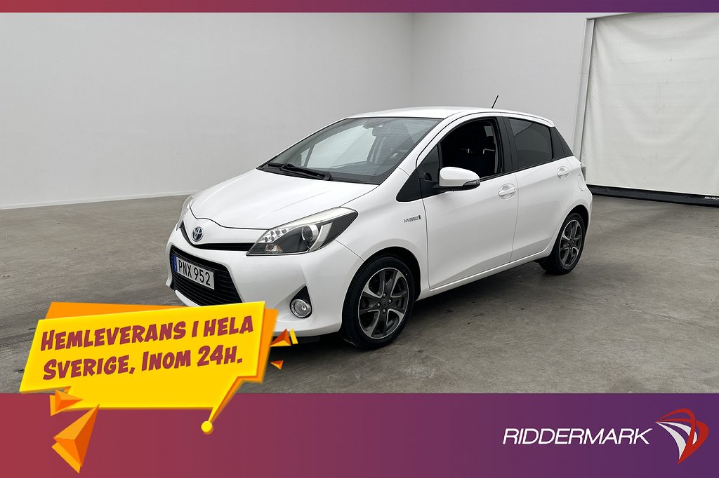 Toyota Yaris Hybrid e-CVT 101hk Kamera Farthållare Bluetooth