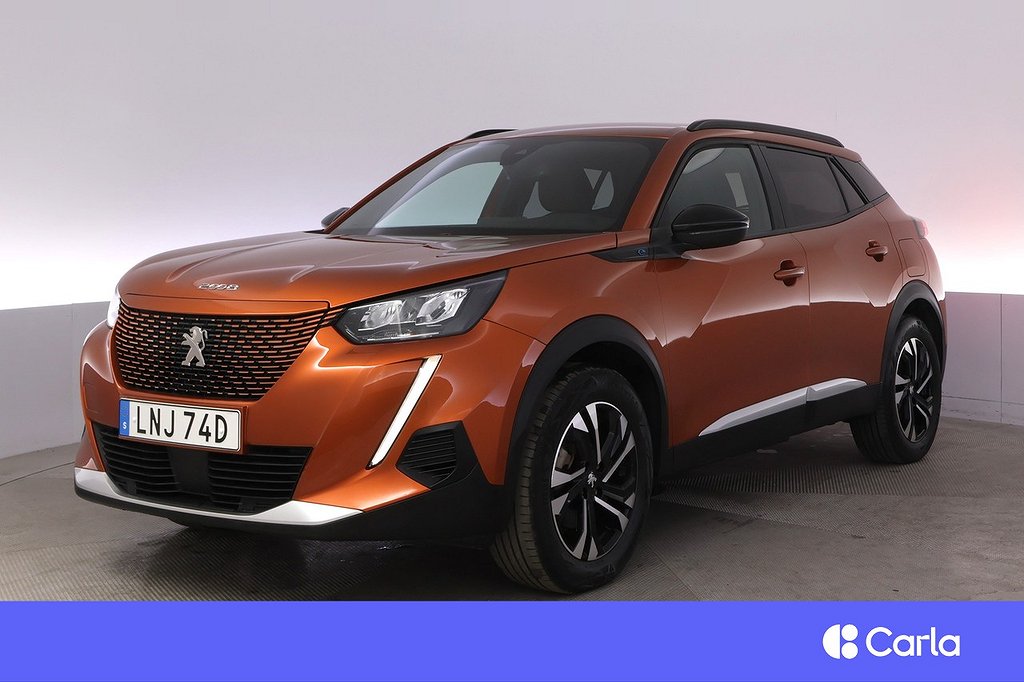 Peugeot 2008 Allure pack Kamera Lane Assist Tonade rutor