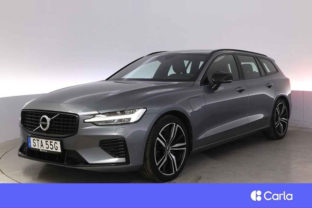 Volvo V60 Recharge T6 AWD R-Design Drag Elstol Kamera BLIS
