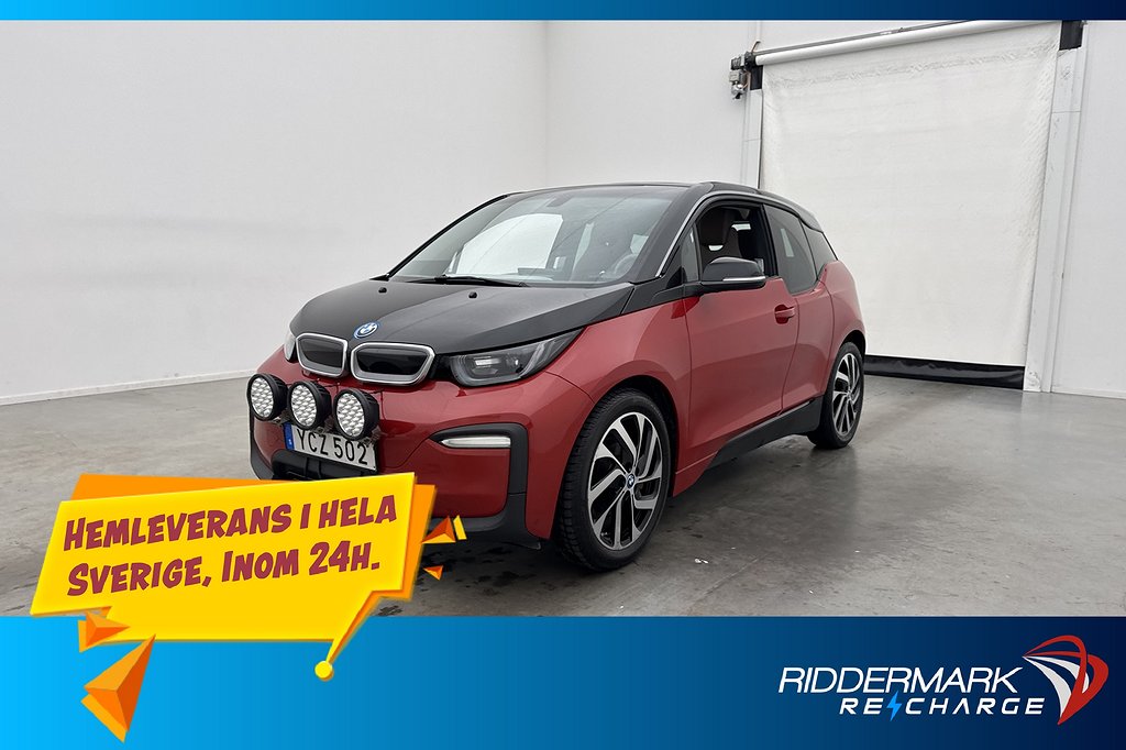 BMW i3 94 Ah 170hk Comfort Advanced Värmare Taklucka Navi