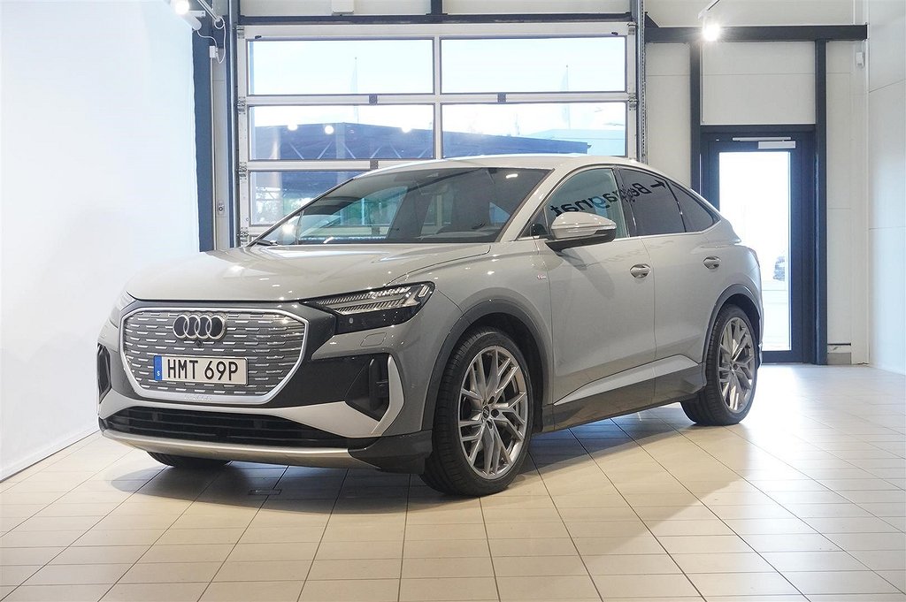 Audi Q4 E-Tron Sportback 50 4,45% ränta S-Line Evolution Sonos SE Spec