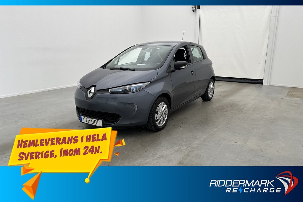 Renault Zoe R90 41 kWh 92hk Batterihyra Sensorer Navi