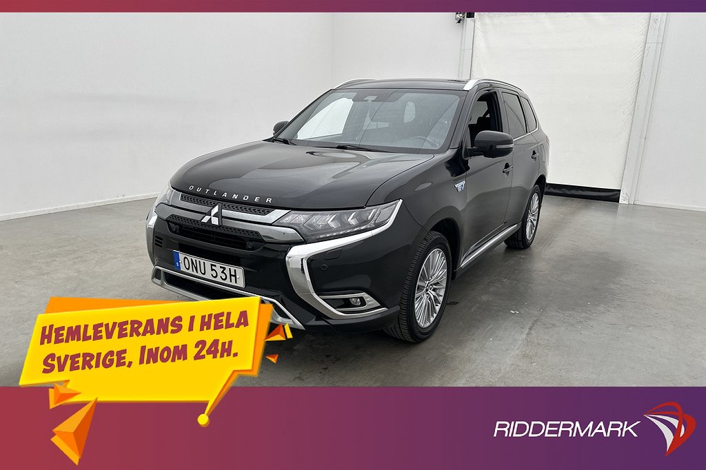 Mitsubishi Outlander PHEV AWD Business X 360° Skinn Rattvärm