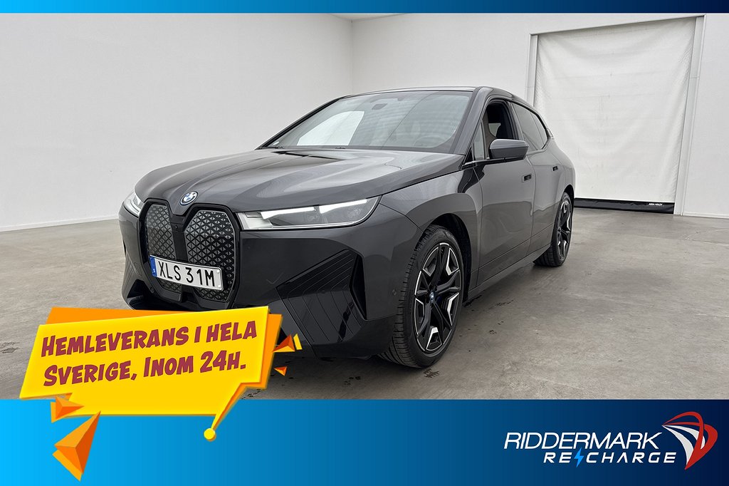 BMW iX xDrive40 326hk Sport Sky H/K Head Up Dragkrok 360°