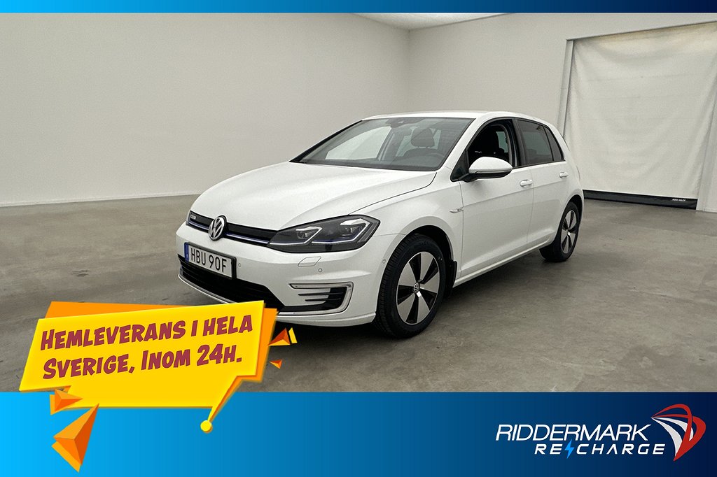 Volkswagen E-Golf 136hk Cockpit Kamera Navi CarPlay Adp-Fart