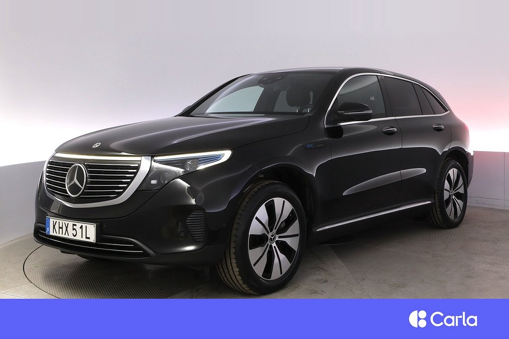 Mercedes-Benz EQC 400 4M Läder 360 Elstol Navi BSM Drag