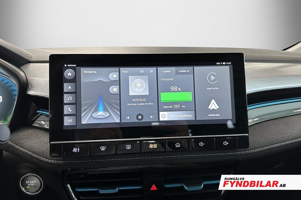 MG 5 SW EV Standard Range, Skinn, 360 kamera