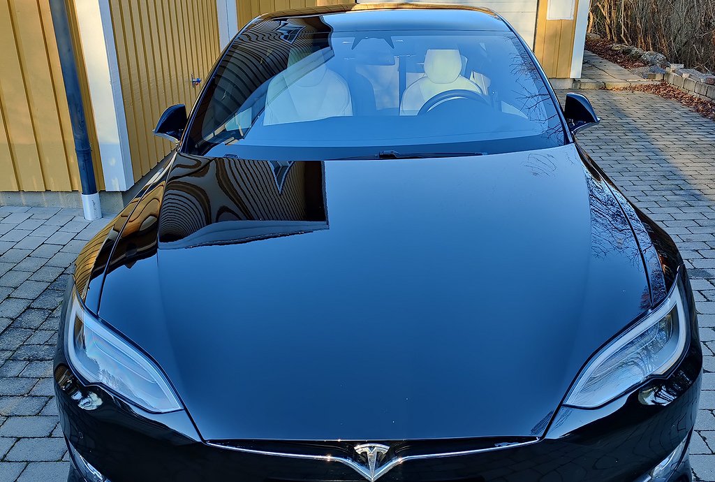 Tesla Model S P100D LUDICROUS+ FSD CCS apr19 Vent.läder Moms