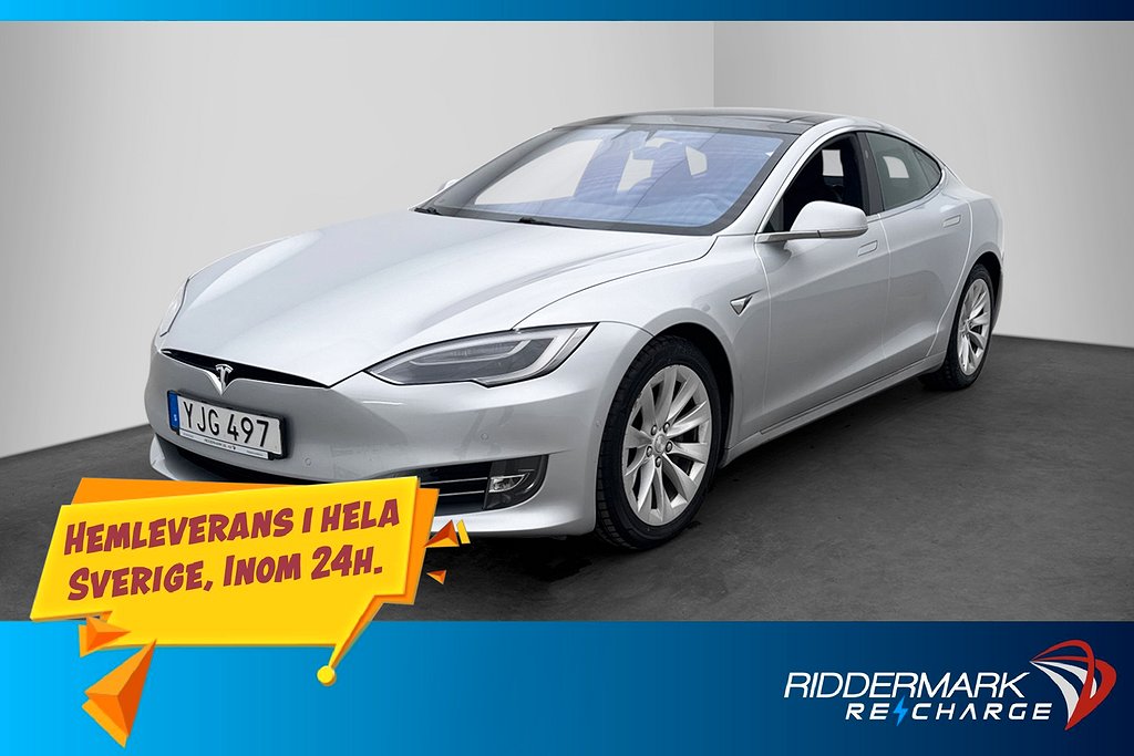 Tesla Model S 75D AWD Panorama Kamera Skinn Sv.Såld