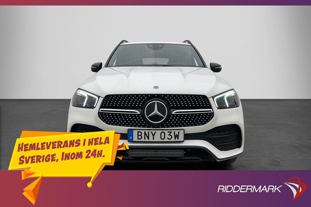 Mercedes-Benz GLE 350 de 4M AMG Night Wide Burm Värmare 360°