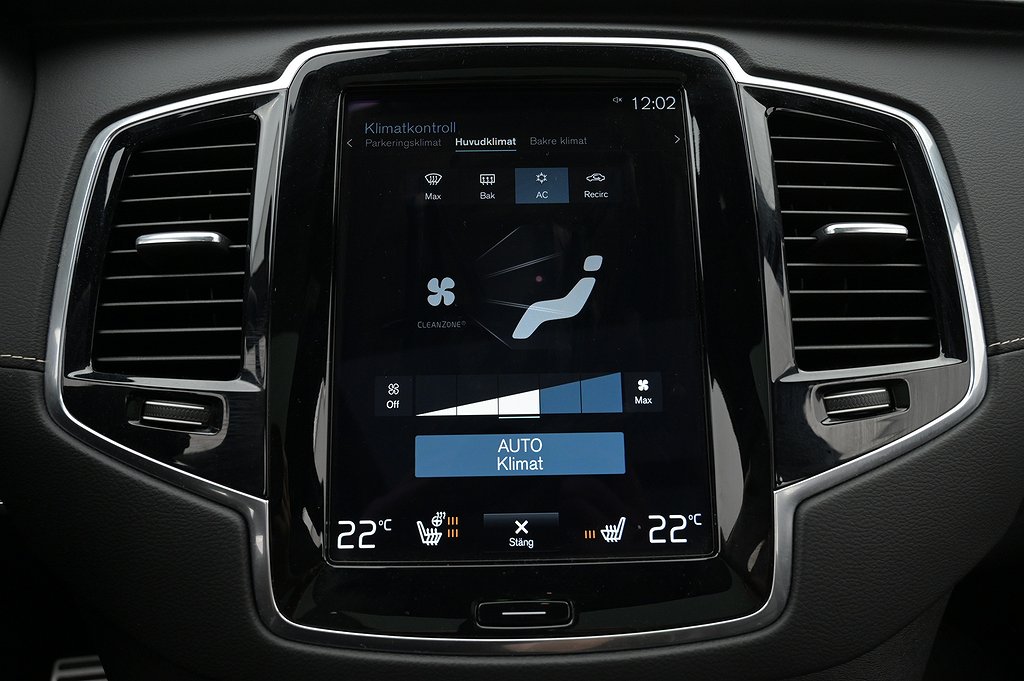 Volvo XC90 Re T8 AWD 7-sits R-design Drag Pano B&W 4,49%