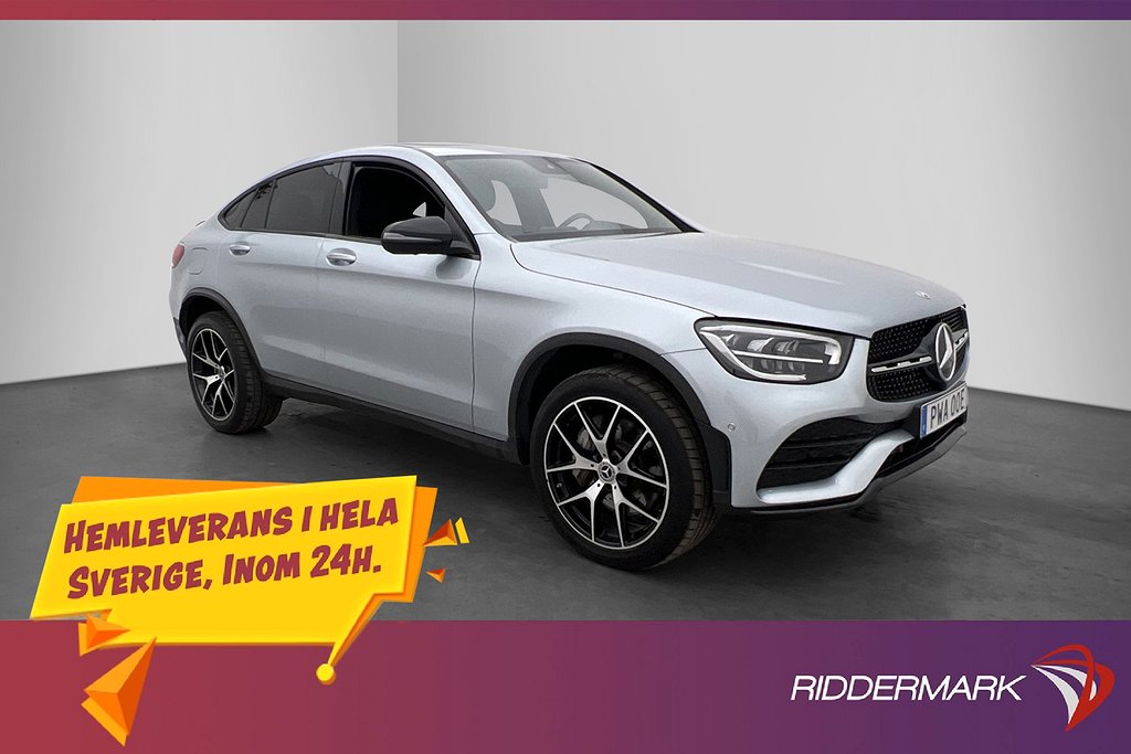 Mercedes-Benz GLC 300e Coupé 4M AMG Pano Cockpit Värm 360°