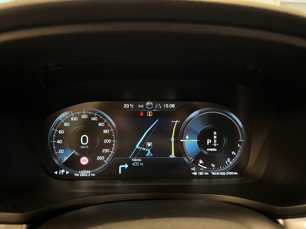 Volvo V60 T6 AWD TE Helskinn B-kamera CarPlay Navi Drag 340 Hk