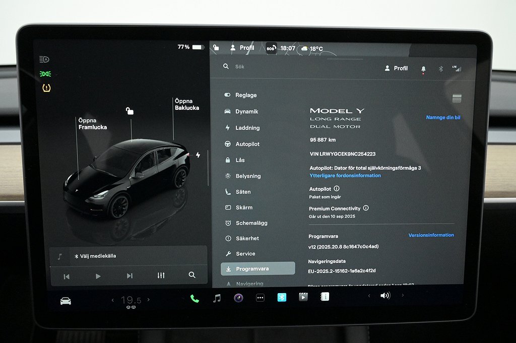 Tesla Model Y Long Range AWD Autopilot 20″ Pano Drag