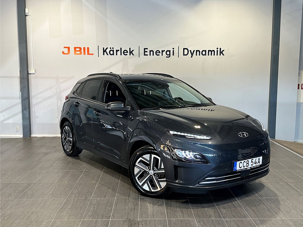 Hyundai Kona Essential 39kWh 136hk Aut – B-KAMERA, RATTVÄRME