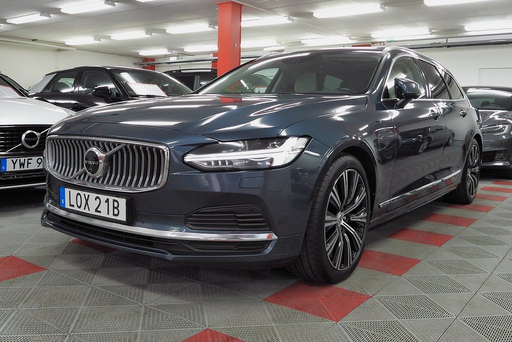 Volvo V90 Recharge T6 AWD INSCRIPTION SoV Hjul 360° kam Panorama
