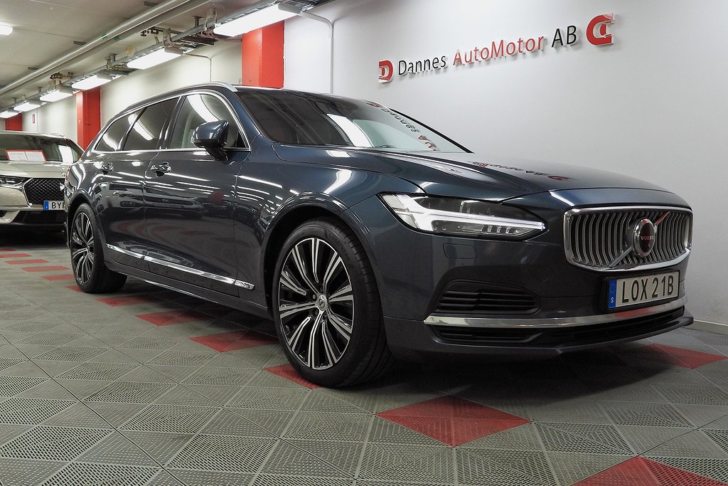 Volvo V90 Recharge T6 AWD INSCRIPTION SoV Hjul 360° kam Panorama
