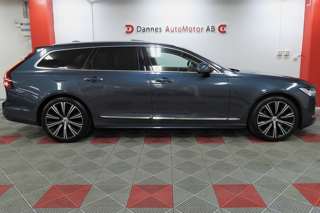 Volvo V90 Recharge T6 AWD INSCRIPTION SoV Hjul 360° kam Panorama