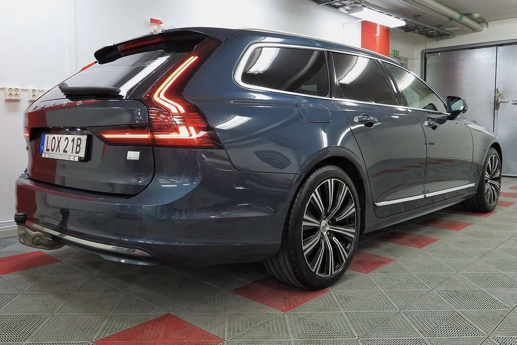 Volvo V90 Recharge T6 AWD INSCRIPTION SoV Hjul 360° kam Panorama