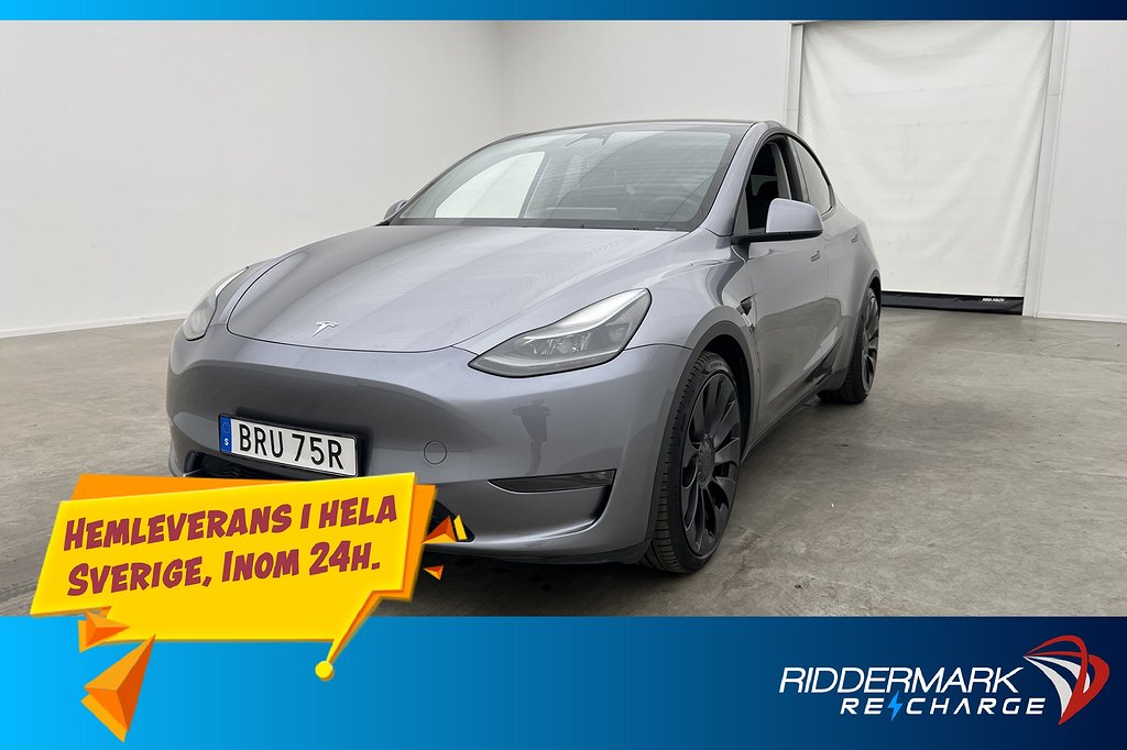 Tesla Model Y Performance AWD Panorama Autopilot Svensksåld