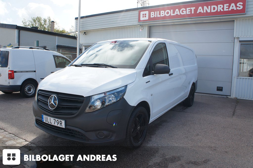 Mercedes-Benz eVito 111 3.2t Lång 60kWh Snabbladdning Moms