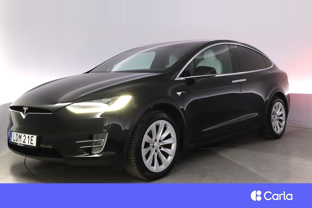 Tesla Model X Long Range AWD 7-sits Autopilot Pano Drag