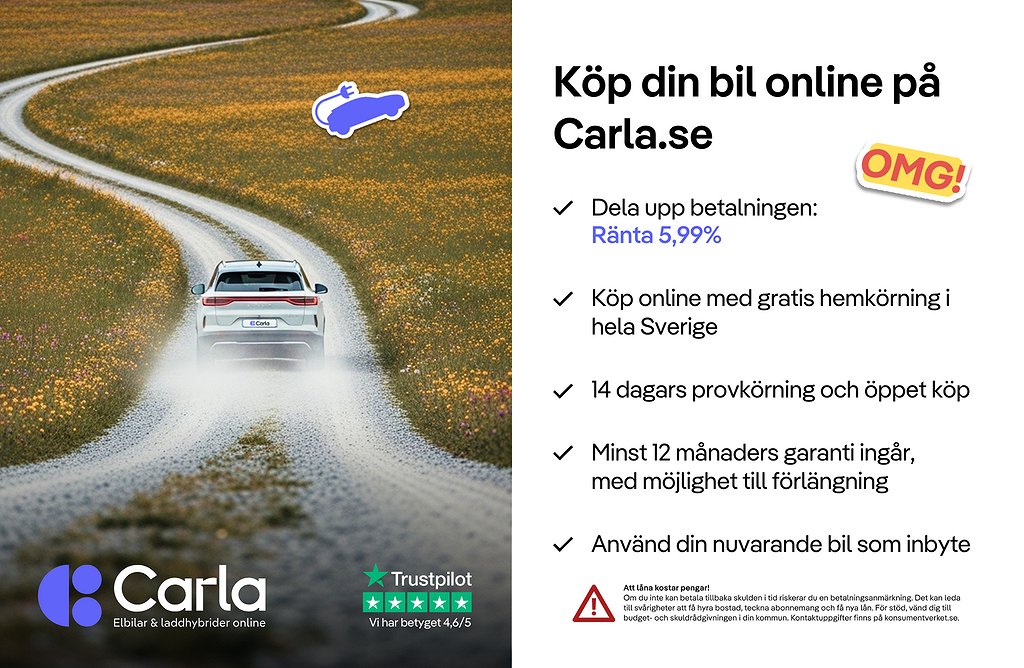 Tesla Model X Long Range AWD 7-sits Autopilot Pano Drag