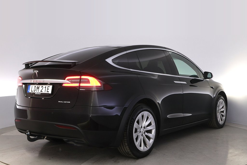Tesla Model X Long Range AWD 7-sits Autopilot Pano Drag